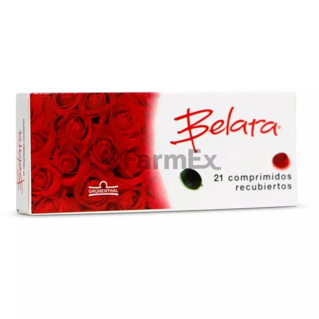Belara x 21 comprimidos(vencimiento marzo 2023) GRUNENTHAL